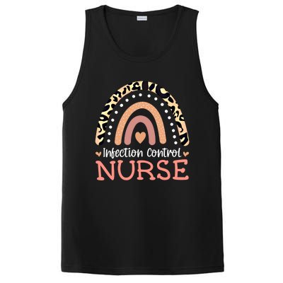 Infection Control Nurse Leopard Rainbow Appreciation Gift PosiCharge Competitor Tank