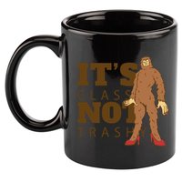It's Class Not Trashy Fashion Funny Bigfoot 11oz C Handle Ceramic Mug