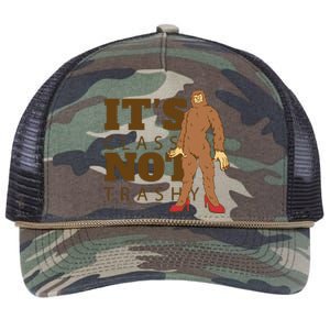 It's Class Not Trashy Fashion Funny Bigfoot Retro Rope Trucker Hat Cap