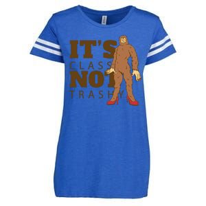 It's Class Not Trashy Fashion Funny Bigfoot Enza Ladies Jersey Football T-Shirt