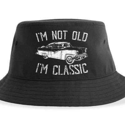 Im Classic Not Old Muscle Car Vintage Sustainable Bucket Hat