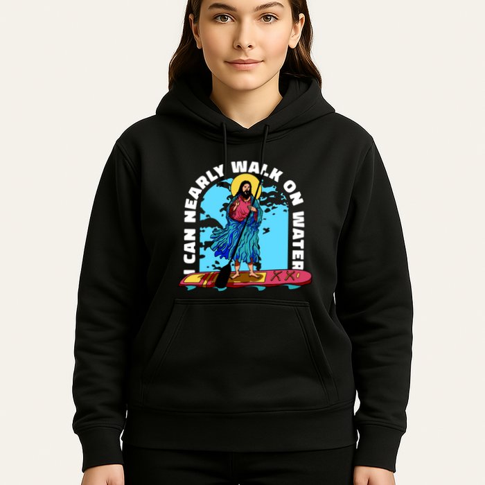 I Can Nearly Walk On Water Jesus Christ Hoodie