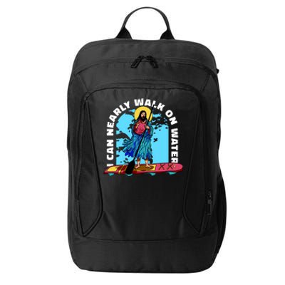 I Can Nearly Walk On Water Jesus Christ City Backpack