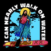 I Can Nearly Walk On Water Jesus Christ 16 in Basic Backpack