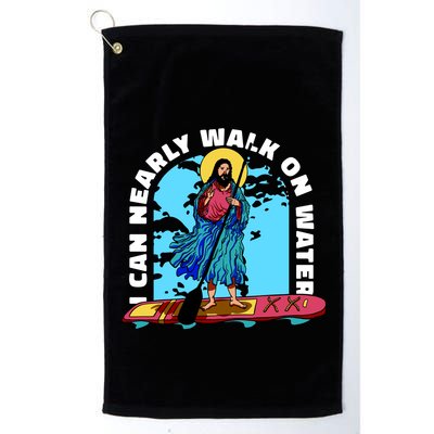 I Can Nearly Walk On Water Jesus Christ Golf Towel