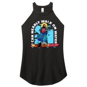 I Can Nearly Walk On Water Jesus Christ Women's Perfect Tri Rocker Tank