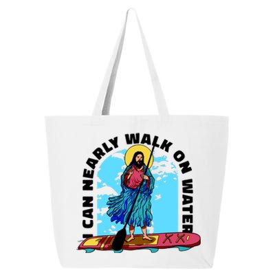 I Can Nearly Walk On Water Jesus Christ 25L Jumbo Tote