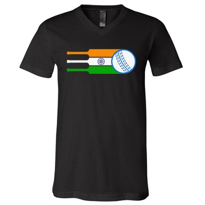 India Cricket National Fans Team Jersey Gift Indian V-Neck T-Shirt