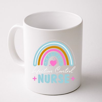 Infection Control Nurse Rainbow Retro Style Meaningful Gift Coffee Mug