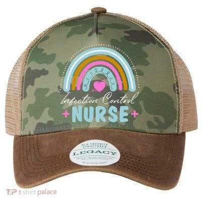 Infection Control Nurse Rainbow Retro Style Great Gift Legacy Tie Dye Trucker Hat