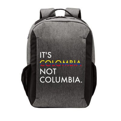 It's Colombia Not Columbia Colombian Vector Backpack
