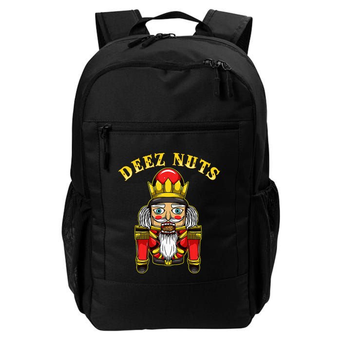 Inappropriate Christmas Nutcracker Deez Nuts Daily Commute Backpack