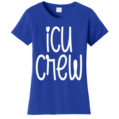 Icu Crew Nurse Nursing Intensive Care Unit Rn Gift Women's T-Shirt