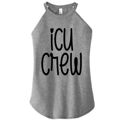 Icu Crew Nurse Nursing Intensive Care Unit Rn Gift Women’s Perfect Tri Rocker Tank