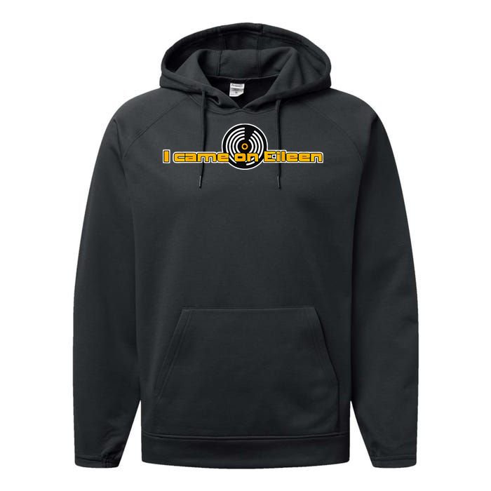 I Came On Eileen Funny 80s Music Performance Fleece Hoodie