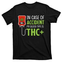 In Case Of Accident My Blood Type Is Thc T-Shirt