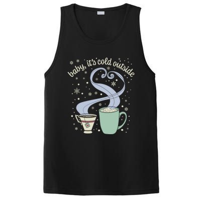 ItS Cold Outside Holiday Christmas Winter Tea Cocoa Gift PosiCharge Competitor Tank