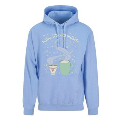 ItS Cold Outside Holiday Christmas Winter Tea Cocoa Gift Unisex Surf Hoodie