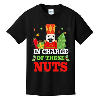 IN CHARGE OF THESE NUTS! Nutcracker Christmas Ballet Meme  Kids T-Shirt