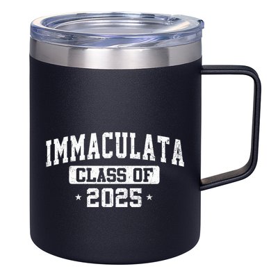 Immaculata Class Of 2025 Graduate Arch Vintage 12oz Stainless Steel Coffee Mug