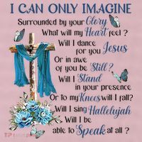 I Can Only Imagine Surrounded By Your Glory Heaven 25L Jumbo Tote