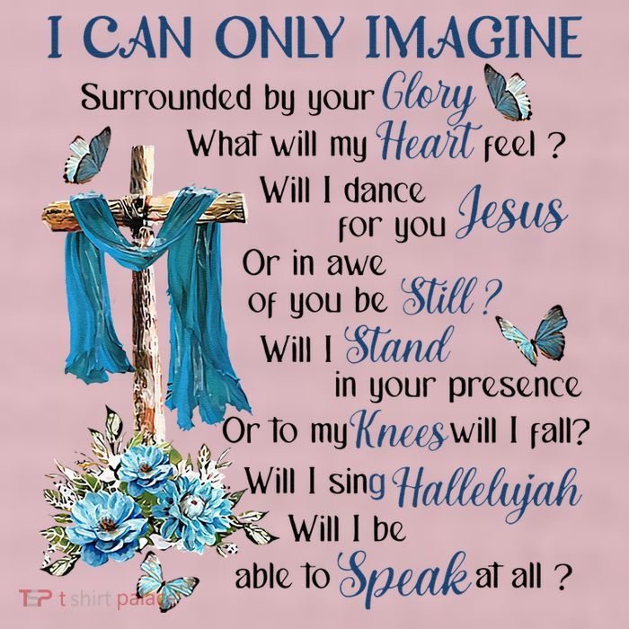 I Can Only Imagine Surrounded By Your Glory Heaven 25L Jumbo Tote