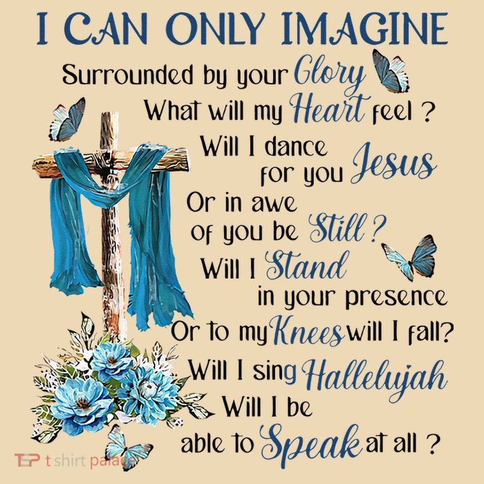 I Can Only Imagine Surrounded By Your Glory Heaven Bag