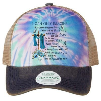 I Can Only Imagine Surrounded By Your Glory Heaven Legacy Tie Dye Trucker Hat