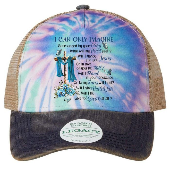I Can Only Imagine Surrounded By Your Glory Heaven Legacy Tie Dye Trucker Hat