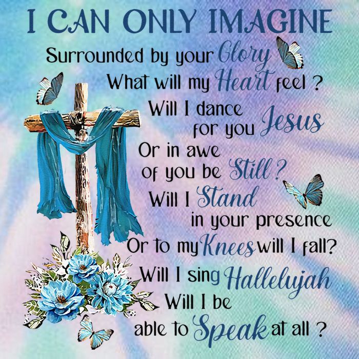 I Can Only Imagine Surrounded By Your Glory Heaven Legacy Tie Dye Trucker Hat