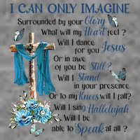 I Can Only Imagine Surrounded By Your Glory Heaven 7-Panel Snapback Hat