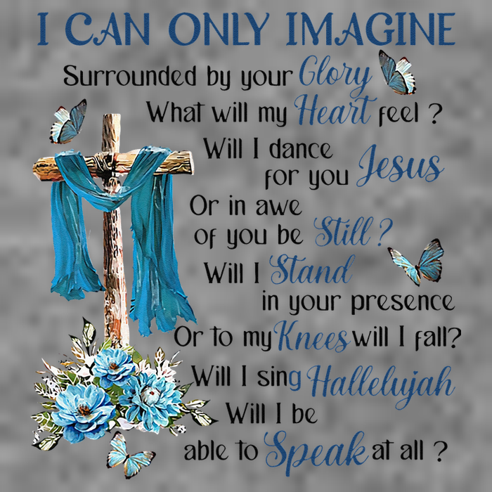 I Can Only Imagine Surrounded By Your Glory Heaven 7-Panel Snapback Hat