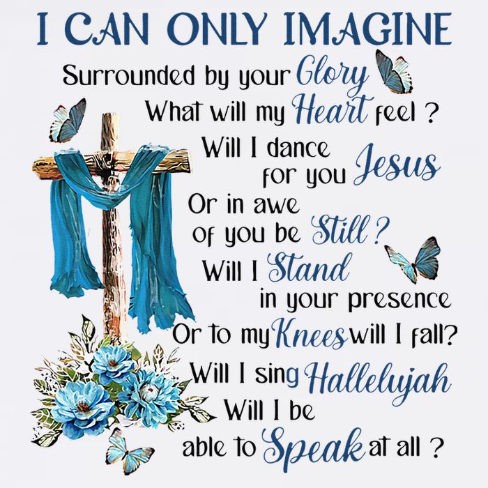 I Can Only Imagine Surrounded By Your Glory Heaven Cool Comfort Performance Bucket Hat