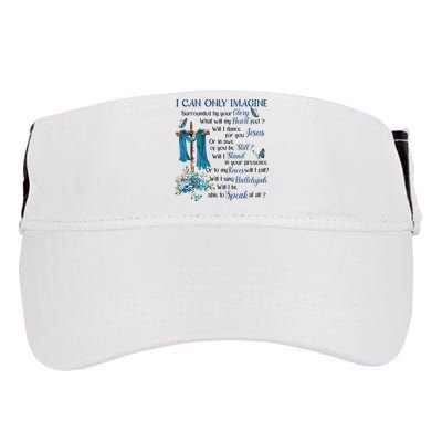 I Can Only Imagine Surrounded By Your Glory Heaven Adult Drive Performance Visor