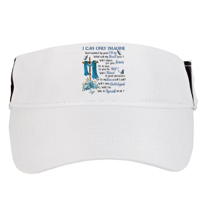 I Can Only Imagine Surrounded By Your Glory Heaven Adult Drive Performance Visor