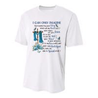 I Can Only Imagine Surrounded By Your Glory Heaven Youth Performance Sprint T-Shirt