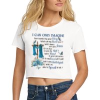 I Can Only Imagine Surrounded By Your Glory Heaven Crop Top