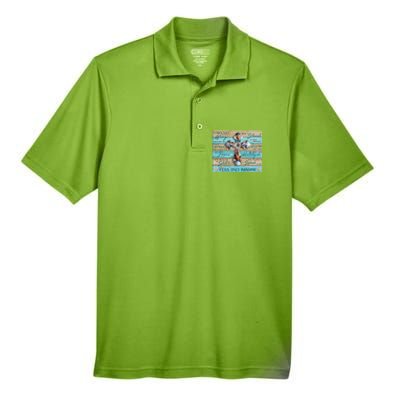 I Can Only Imagine Faith Sea Shell Cross Men's Origin Performance Piqué Polo