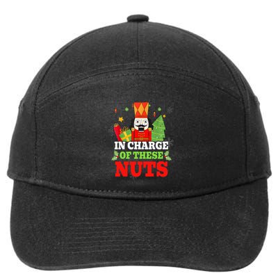 In Charge Of These Nuts! Nutcracker Christmas Ballet 7-Panel Snapback Hat
