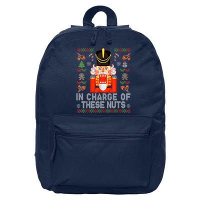 In Charge Of These Nuts! Nutcracker Christmas Ballet 16 in Basic Backpack