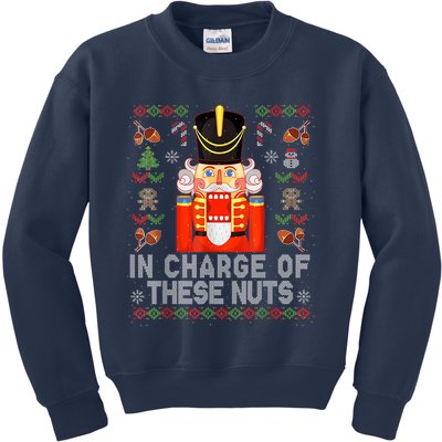 In Charge Of These Nuts! Nutcracker Christmas Ballet Kids Sweatshirt