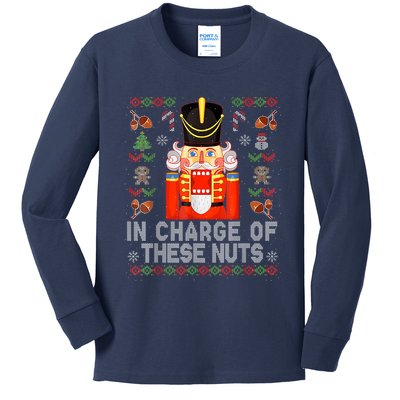 In Charge Of These Nuts! Nutcracker Christmas Ballet Kids Long Sleeve Shirt