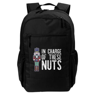 In Charge Of These Nuts! Nutcracker Christmas Ballet Meme Daily Commute Backpack