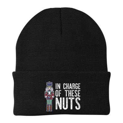 In Charge Of These Nuts! Nutcracker Christmas Ballet Meme Knit Cap Winter Beanie