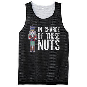 In Charge Of These Nuts! Nutcracker Christmas Ballet Meme Mesh Reversible Basketball Jersey Tank