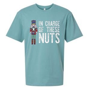 In Charge Of These Nuts! Nutcracker Christmas Ballet Meme Sueded Cloud Jersey T-Shirt