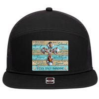 I Can Only Imagine Faith Sea Shell Cross 7 Panel Mesh Trucker Snapback Hat