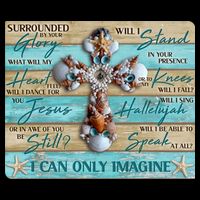 I Can Only Imagine Faith Sea Shell Cross Performance Shirt