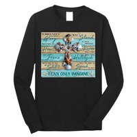 I Can Only Imagine Faith Sea Shell Cross Long Sleeve Shirt