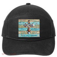 I Can Only Imagine Faith Sea Shell Cross 7-Panel Snapback Hat